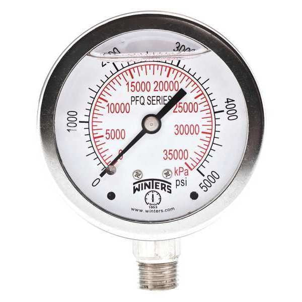 Qual. Ss/Ss Gauge 2.5 1/4 Lm 5000Psi/Kpa