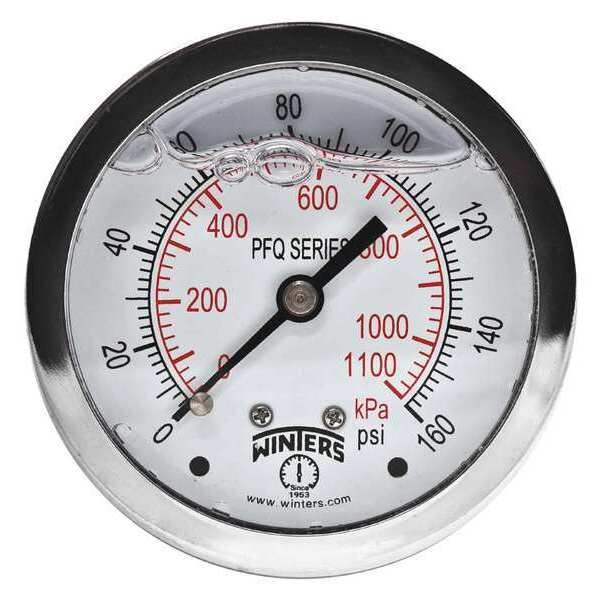 Qual. Ss/Ss Gauge 2.5 1/4 Cb 160 psi/Kpa