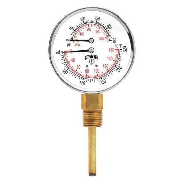 Tridicator 3 0/250 psi/Kpa 70/320 F/C, Lm