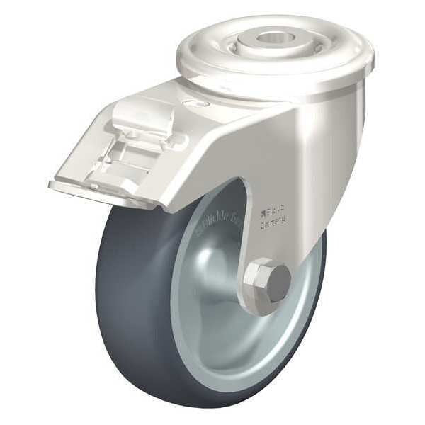 SS, Kingpin Swivel Caster, TPR, 4