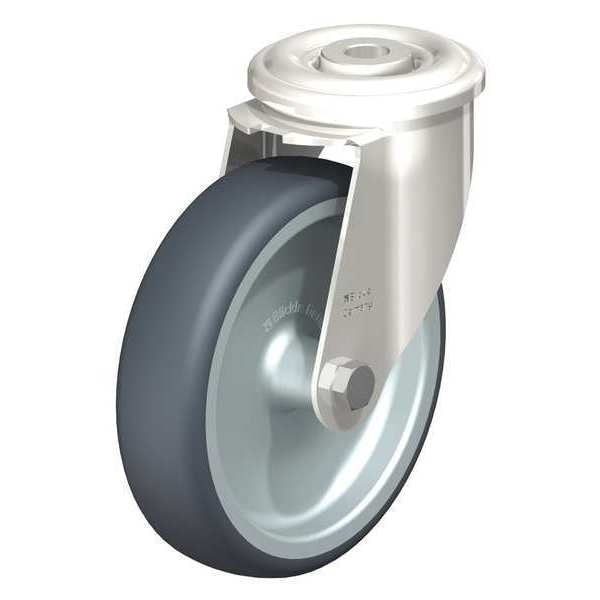 SS, Kingpin Swivel Caster, TPR, 5