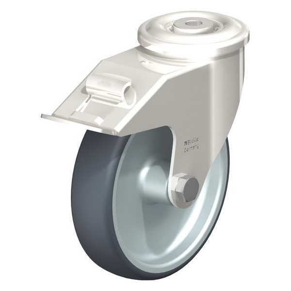 SS, Kingpin Swivel Caster, TPR, 6