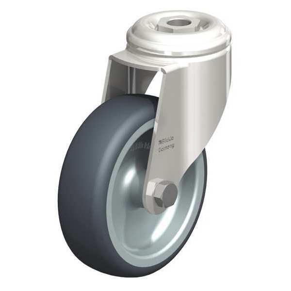 Kingpin Swivel Caster, TPR, 3-1/8