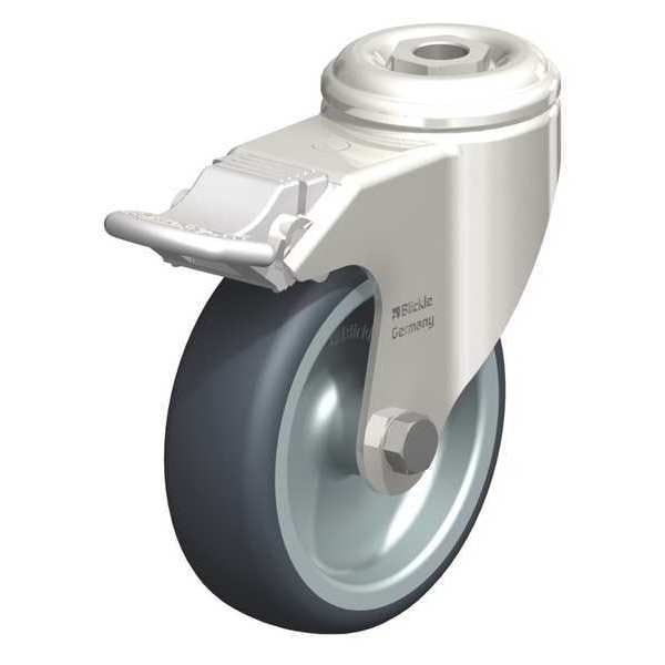 Kingpin Swivel Caster, TPR, 3-1/8
