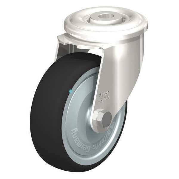 SS, Kingpin Swivel Caster, PU, 4