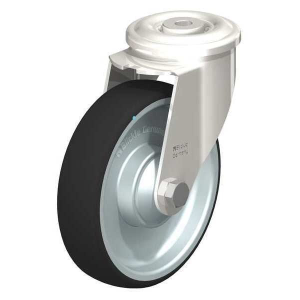 SS, Kingpin Swivel Caster, PU, 6-5/16
