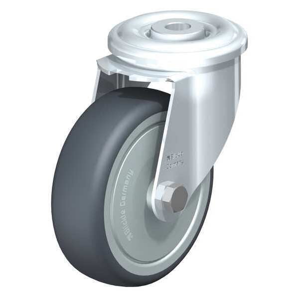 Kingpin Swivel Caster, TPR, 3-1/8