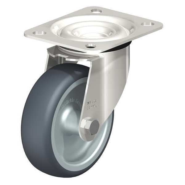 Swivel Plate Cstr, TPR Rubber, 4