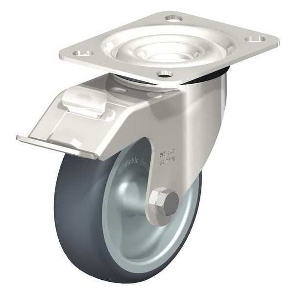 Swivel Plate Caster, TPR, 8
