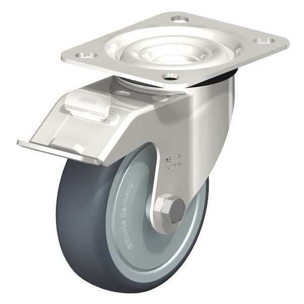 Swivel Plate Cstr, TPR Rubber, 4