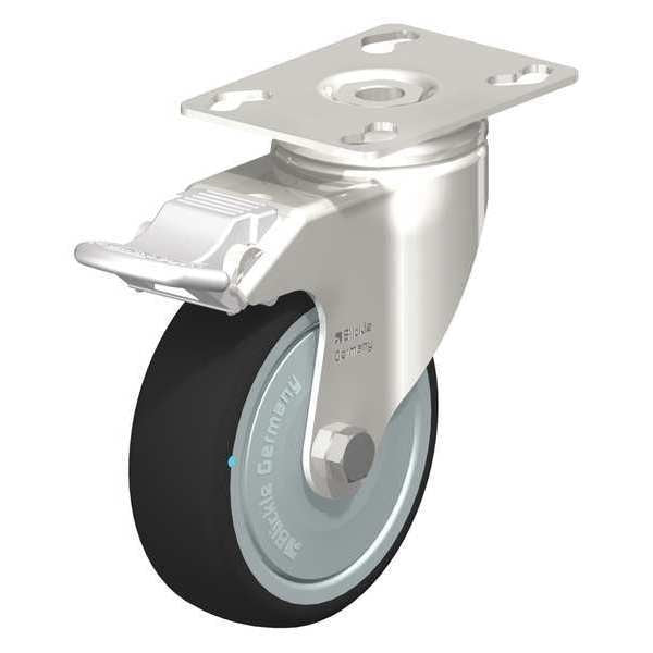 Swivel Plate Caster, PU, 4