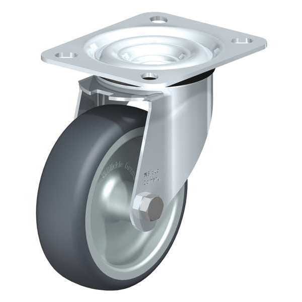 Swivel Plate Cstr, TPR Rubber, 4