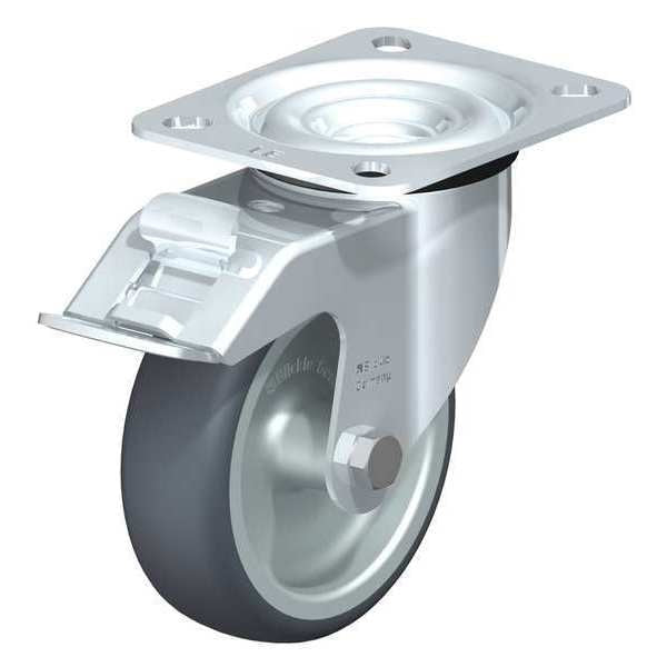 Swivel Plate Cstr, TPR Rubber, 4