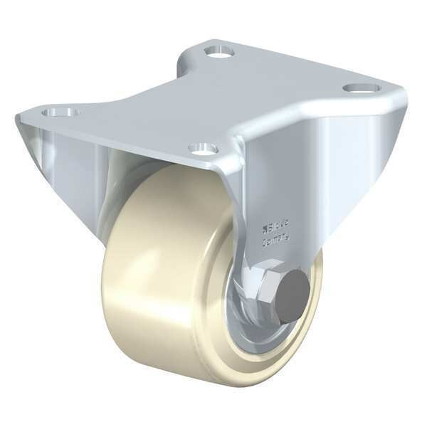 Rigd Plate Caster, Nylon, 2-9/16