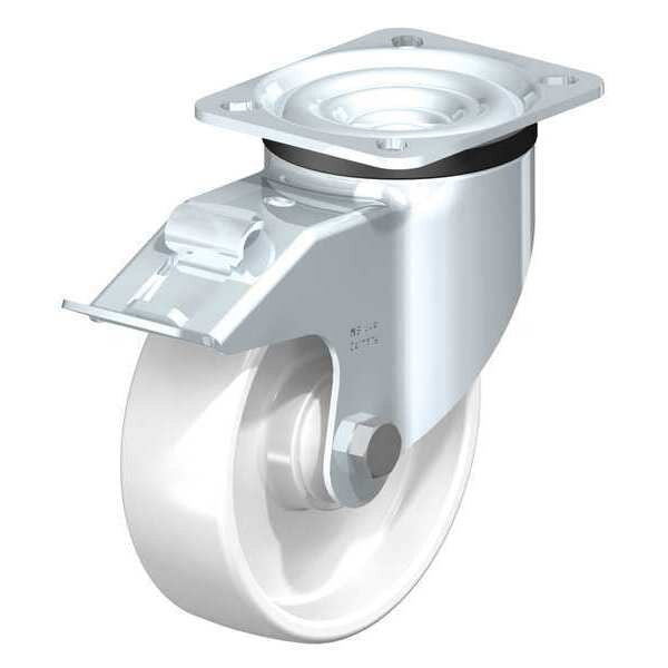 Swivl Plte Castr, White Nyln, 5