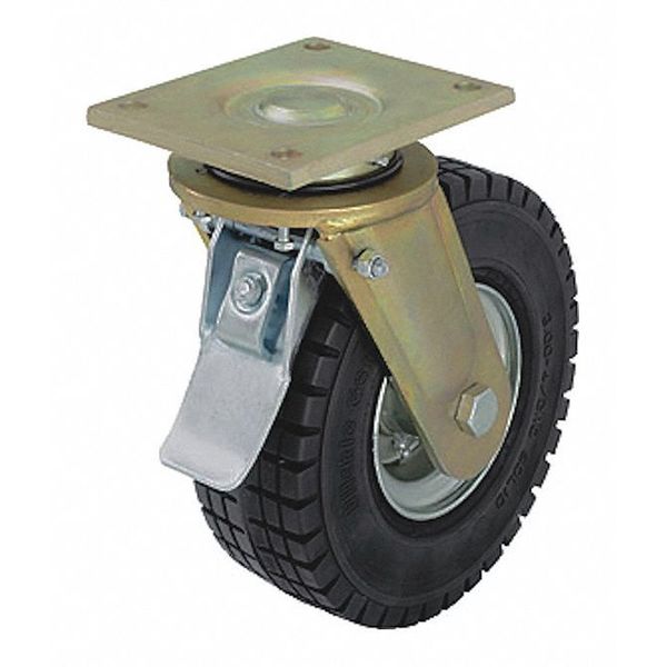 Swvl Plate Castr, Rubr, 9-7/8