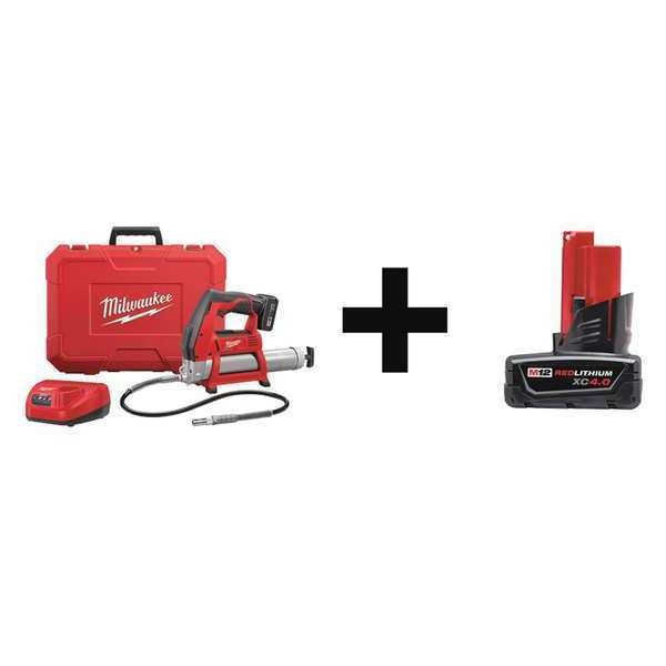 Cordless Grease Gun Kit, 12.0V