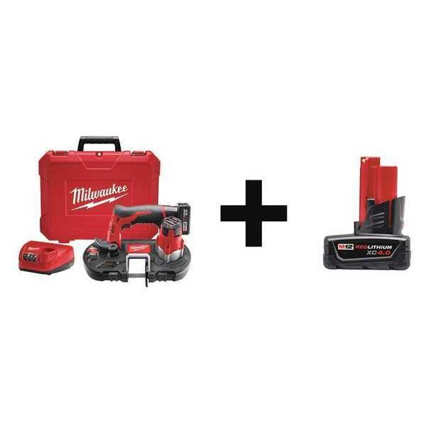 Portable Cordless Band Saw, 12.0, 27 in Blade Length