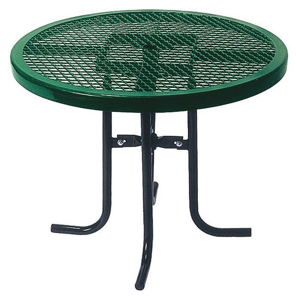 Green Commercial Park Low Round Table