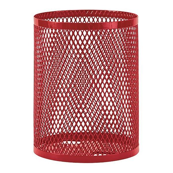 Park Portable Trash Receptacle, Red