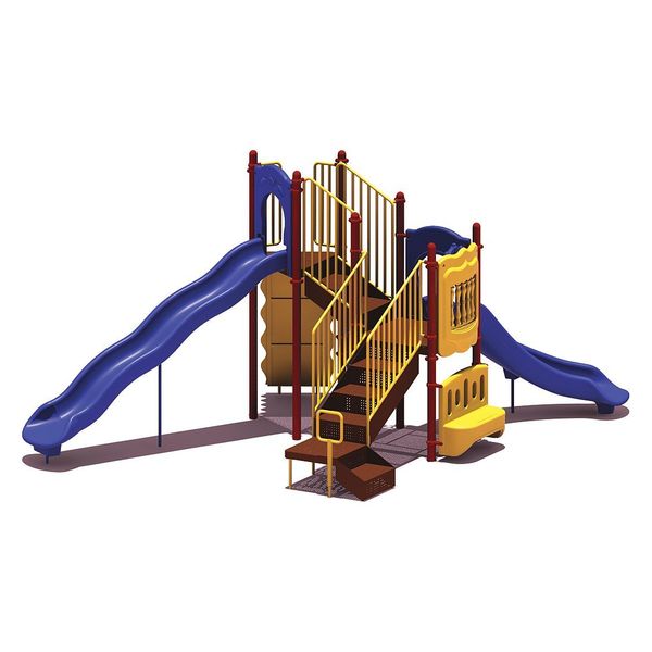 Timber Glen Playground, Red/Blue
