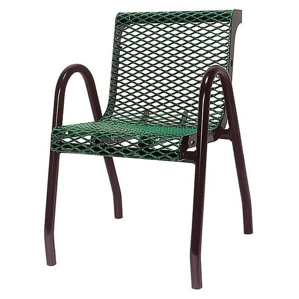 Portable Contour Food Court Chair, Red