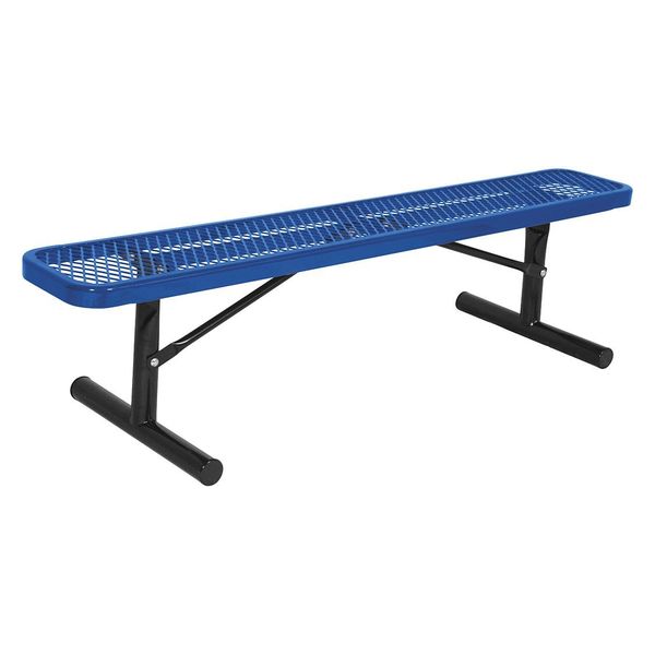 Portable Park Bench, No Back, Black