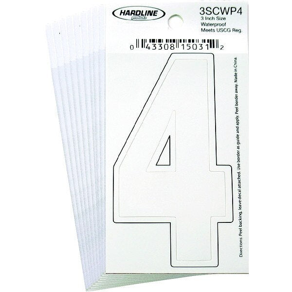 Number 4 Decal, 3