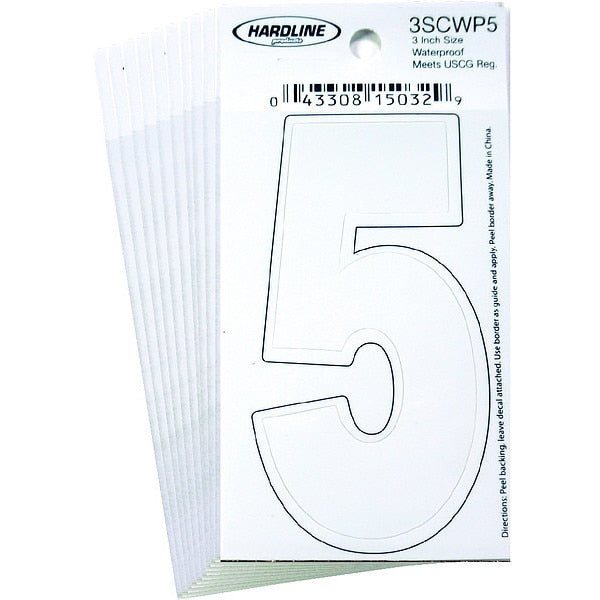 Number 5 Decal, 3