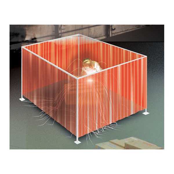 Welding Strip Boot, Red, 4 Sides, 8x7