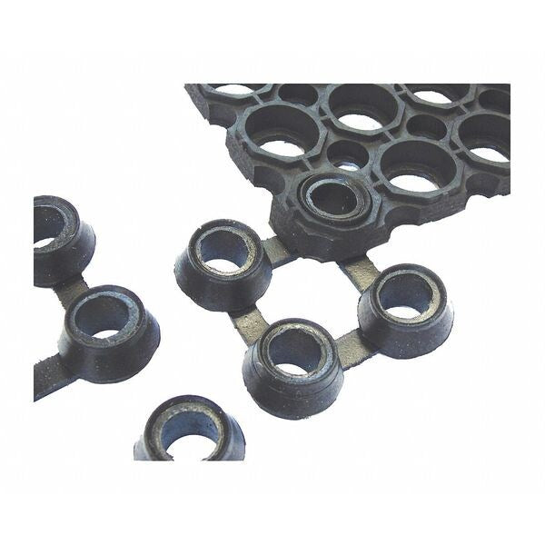 Connectors, Black, 4 in W x