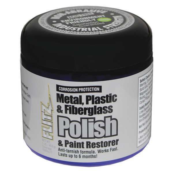 Fiberglass Paste Pol., Metal, Plast, 1 lb.