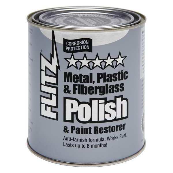 Fiberglass Paste Pol., Metal, Plast, 1 gal.
