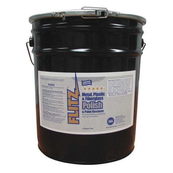 Fiberglass Pste Pol., Metal, Plst, 5.5 gal.