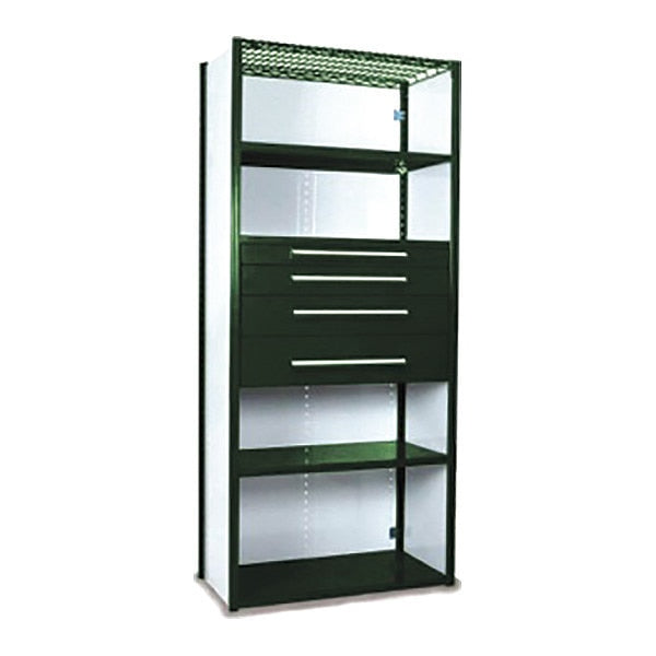 V-Grip Shelving W/ 4Drwrs/5Shlvs 7x1.5x4, Strtr, 3