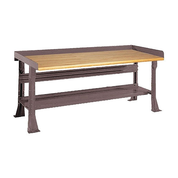 Open Leg Bench w/ Shelf, GY