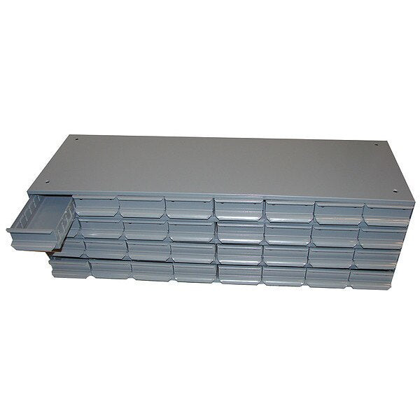 Cabinet W/ 24 Drwrs, 18x34-1/8x13-5/8, GY