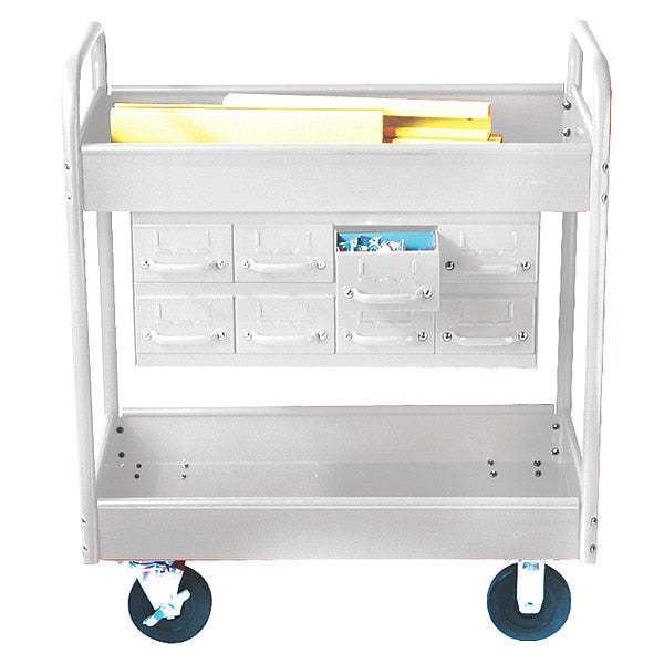 Stock Cart, 2 Shelfs, 8 Drawers 800lb, WH