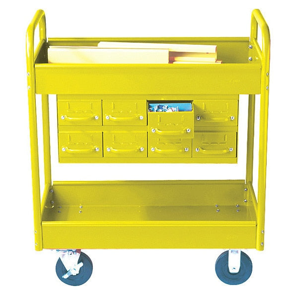 Stock Cart, 2 Shelfs, 8 Drawers 800lb, YL