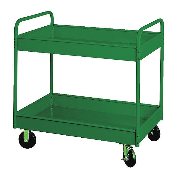 Stock Cart, 2 Shl 500 Lb. Cap 30x16x36, GN