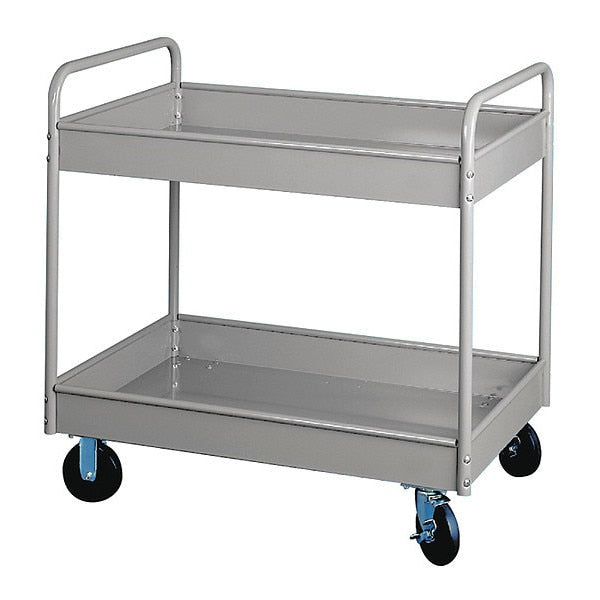 Stock Cart, 2 Shlv 800Lb Cap, 36x24x36, LG