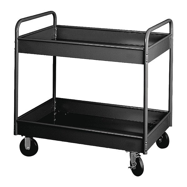 Stock Cart, 2 Shl 500 Lb. Cap 36x24x36, BK