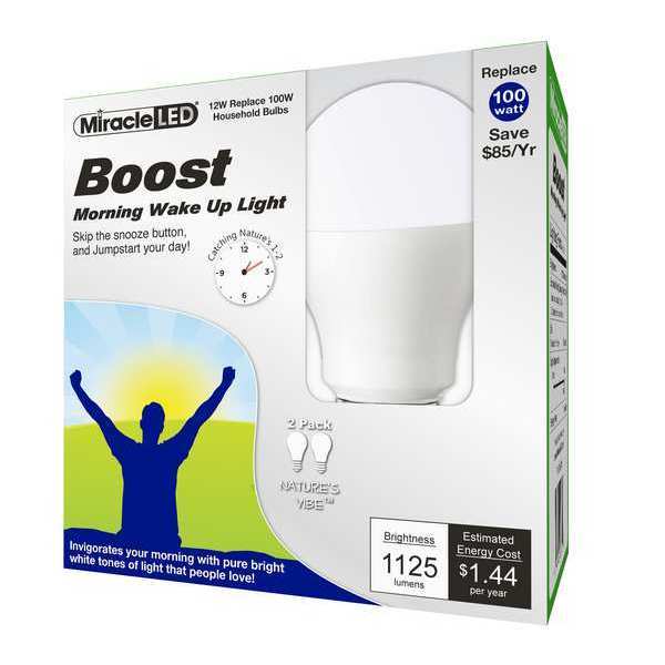 Nature's Vibe Boost Morning Wake Up Light Daylight LED Bulb