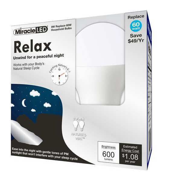 Nature's Vibe Relax Bedtime Ready Sunset Glow LED Light Bulb