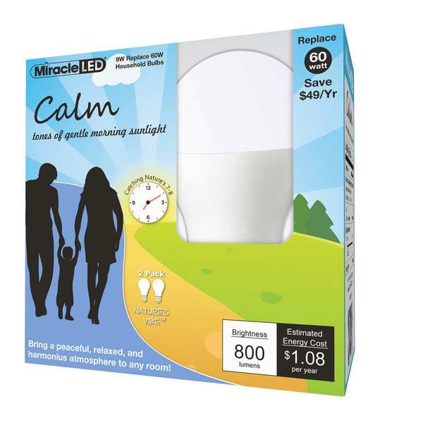 Nature's Vibe Calm Soothing Morning Daylight LED Light Bulb