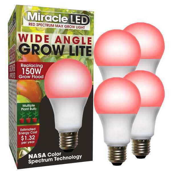 Red Spectrum Wide Angle Multi Plant LED Grow Light Replace 150W