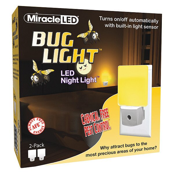 Bug Light Night Light Amber Glow to Protect your Precious Areas