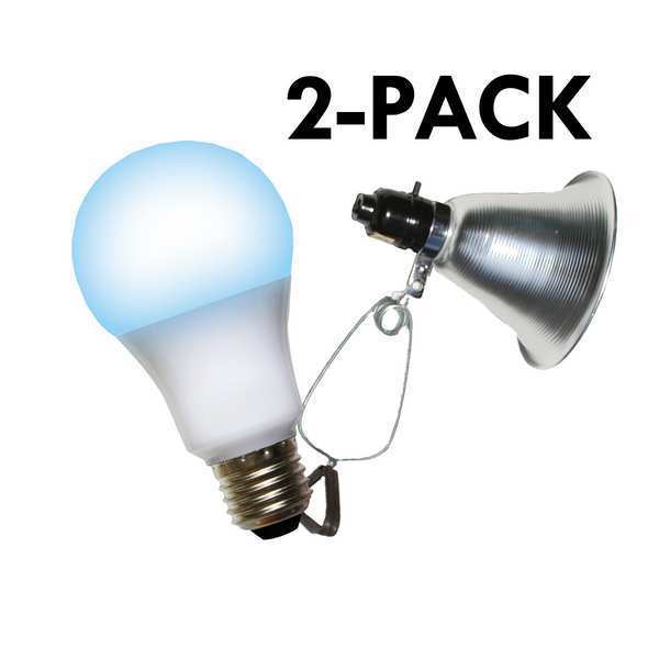 Clamp Lamp Grow Fixture & Blue Spectrum LED Grow Light 4 Pcs Kit