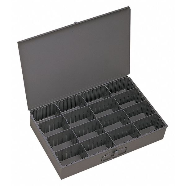 Large Compartment Box For Small Parts Strg, Expando-Box, 18X12X3, 8Lbs