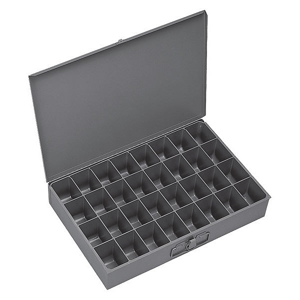 Large, 32 opening, compartment box for small parts storage, Individual